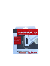 Afbeelding in Gallery-weergave laden, Zelfklevend Tochtband D-Profiel - Wit - 9mm x 6mm x 7,5m - Tochtstrip