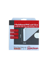 Afbeelding in Gallery-weergave laden, Zelfklevend PVC Tochtband I-Profiel - Wit - 9mm x 4mm x 7,5m - Tochtstrip