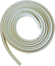 Afbeelding in Gallery-weergave laden, Zelfklevend Tochtband D-Profiel - Wit - 9mm x 6mm x 7,5m - Tochtstrip