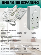 Afbeelding in Gallery-weergave laden, Comfortiser vloerverwarming pompschakelaar